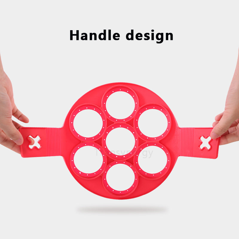 Food-Grade Silicone Fried Egg Ring Heat Resistant Circle