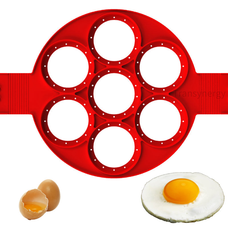 Food-Grade Silicone Fried Egg Ring Heat Resistant Circle