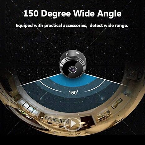 A9 Mini Camera – 1080p HD Wi‑Fi Security Cam with Magnetic Mount