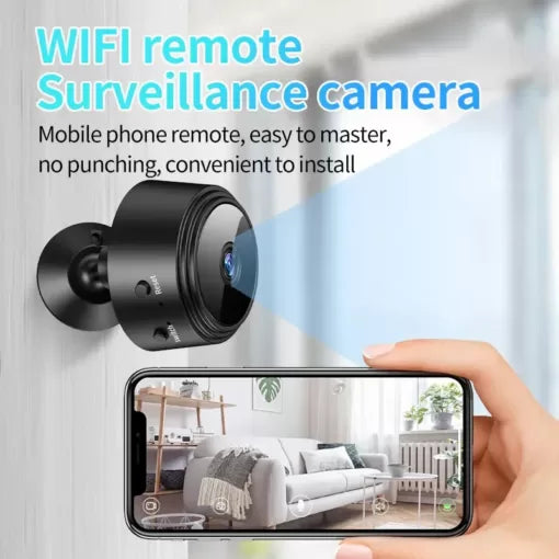 A9 Mini Camera – 1080p HD Wi‑Fi Security Cam with Magnetic Mount