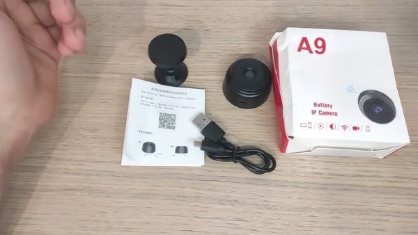 A9 Mini Camera – 1080p HD Wi‑Fi Security Cam with Magnetic Mount