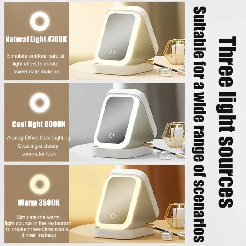 Portable Vanity Makeup Bag – Travel-Friendly Glam On-the-Go